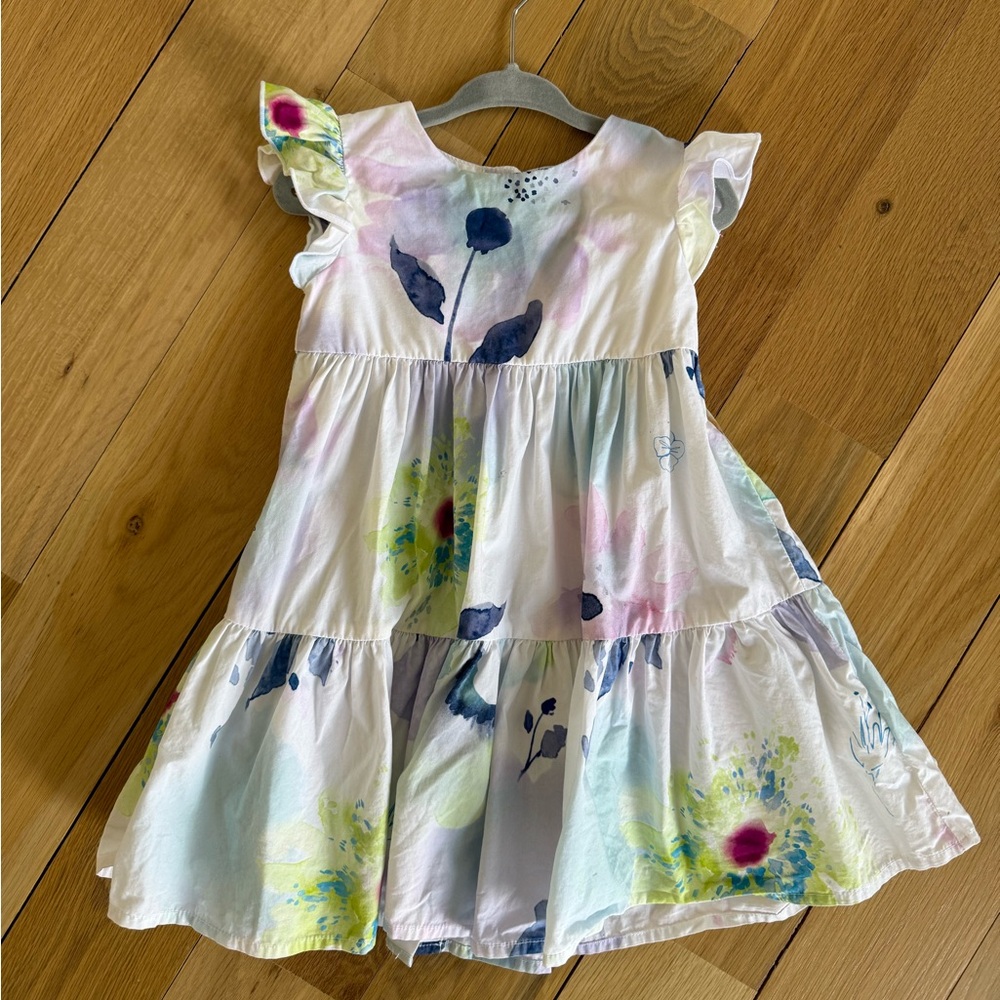 Watercolor Floral Dress